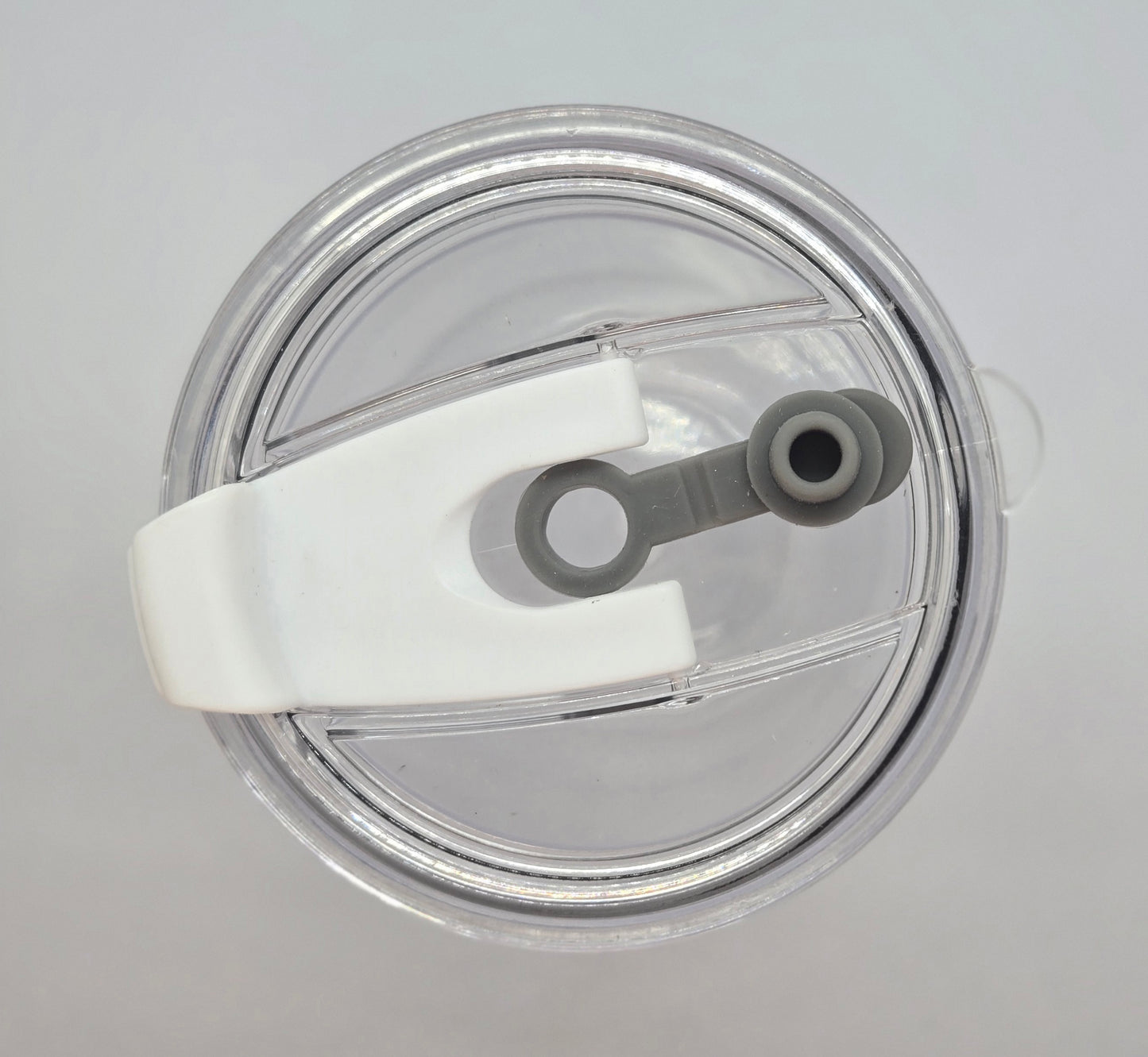 24 oz Acrylic Snowglobe Tumbler with Double Opening Lid