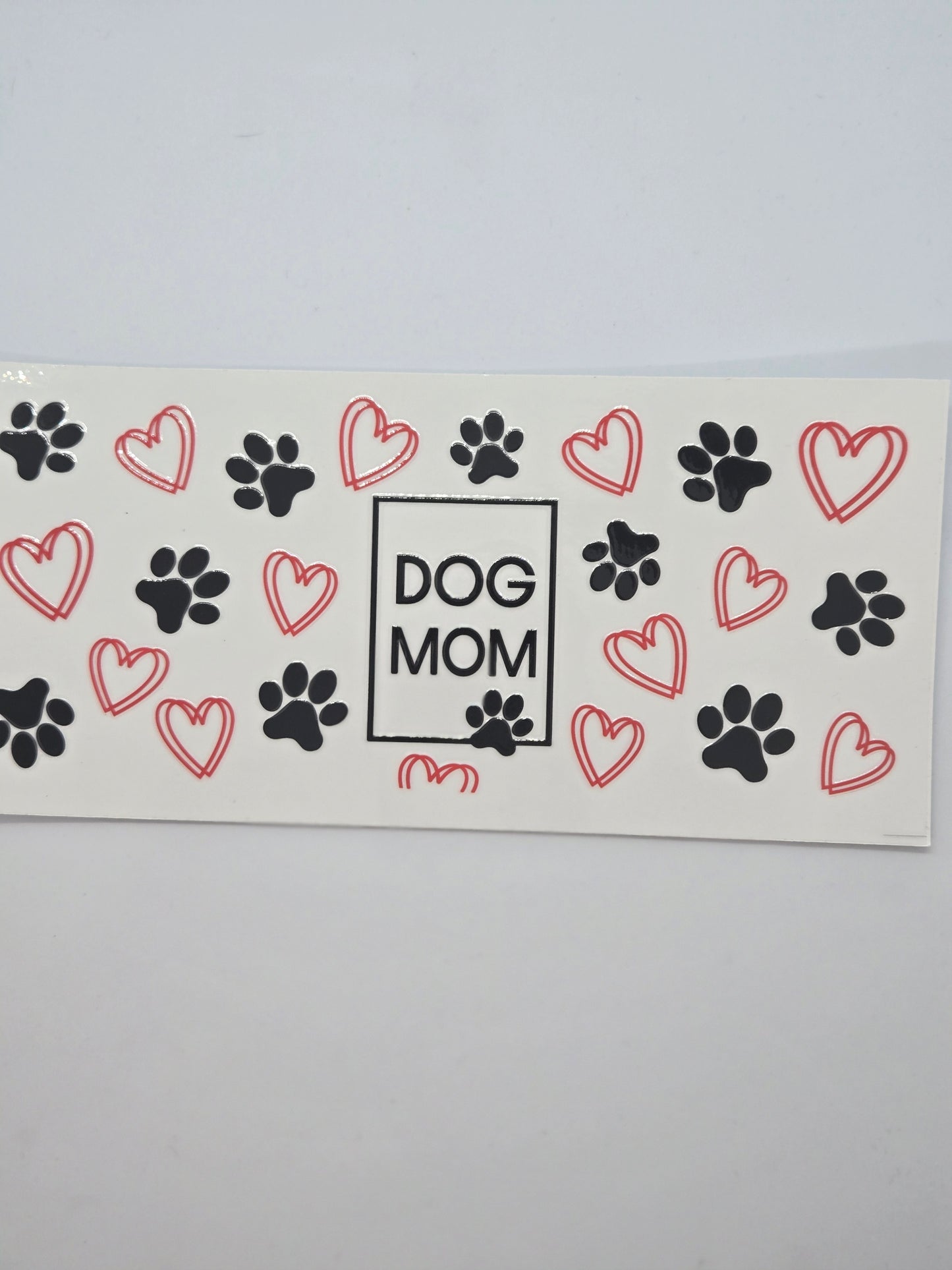 Dog Mom (Red Hearts)