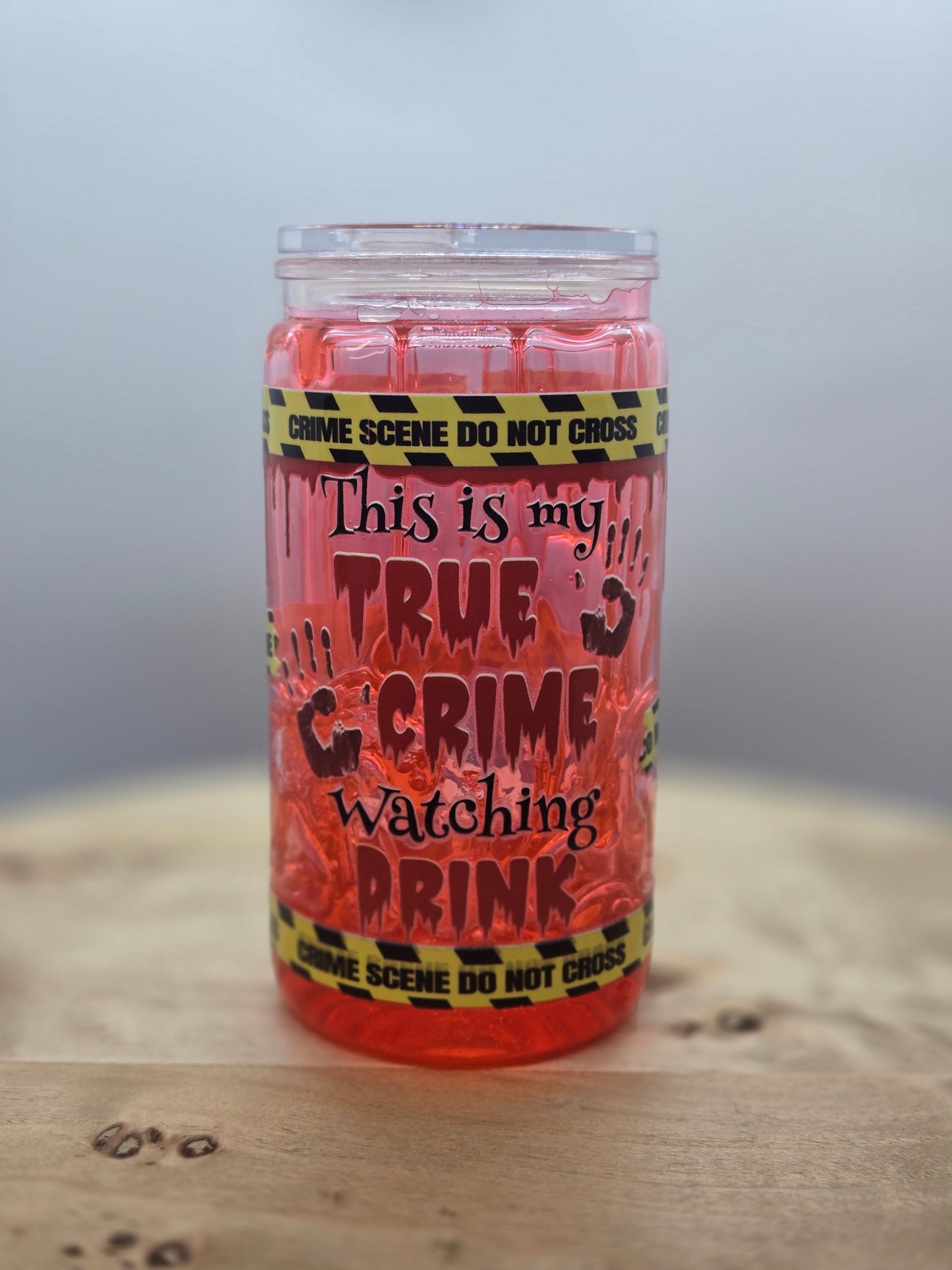 16 oz Acrylic Tumbler True Crime - Ready to Ship