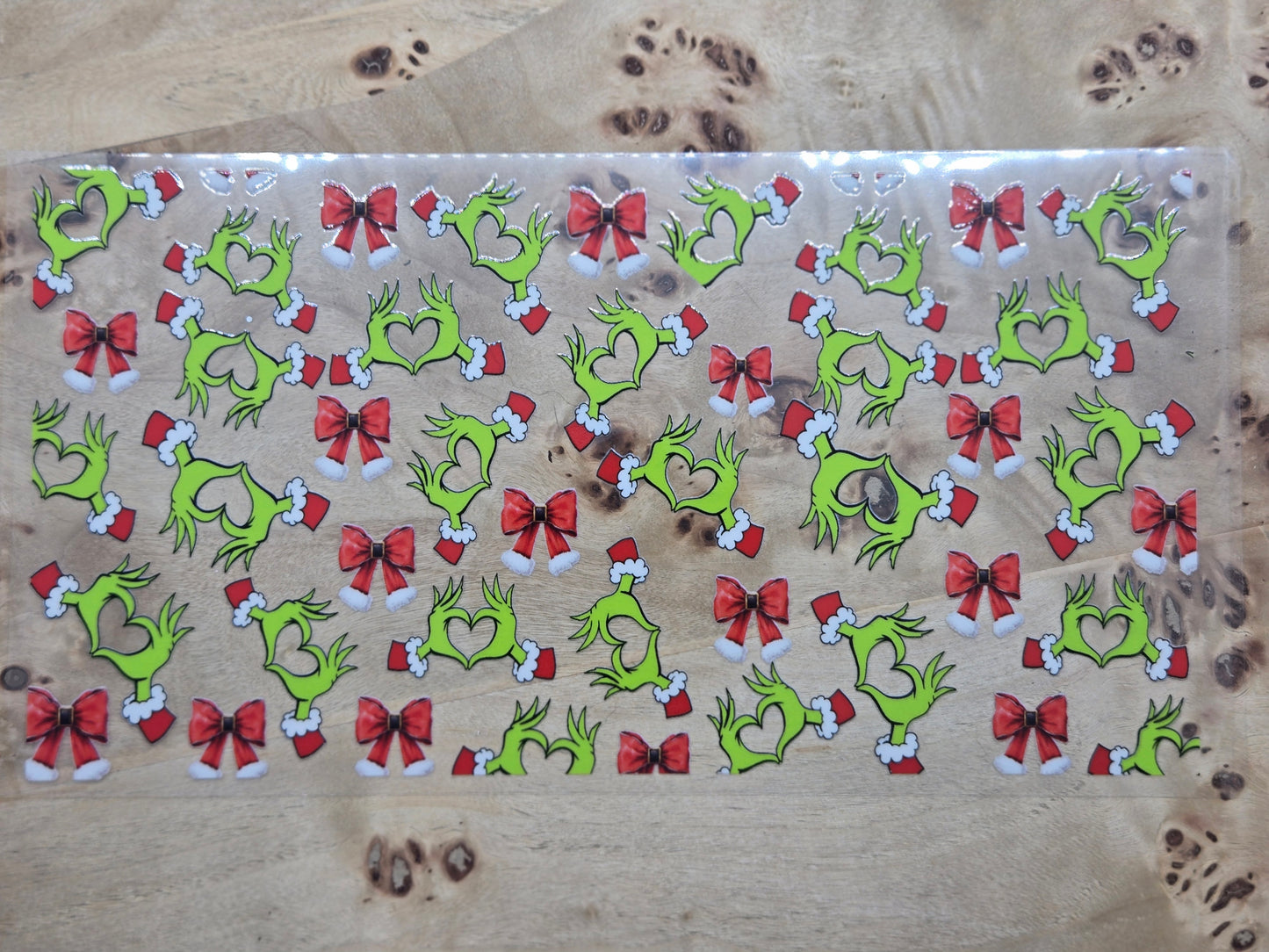 Green Guy Hand Hearts