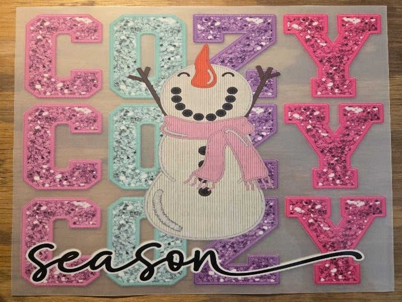 Snowman Cozy Season