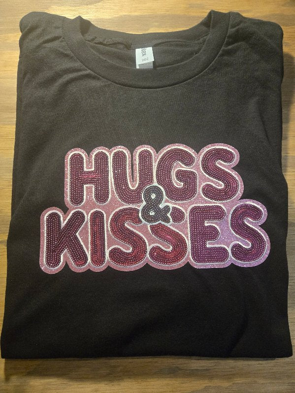 Hugs and Kisses Sequin Patch