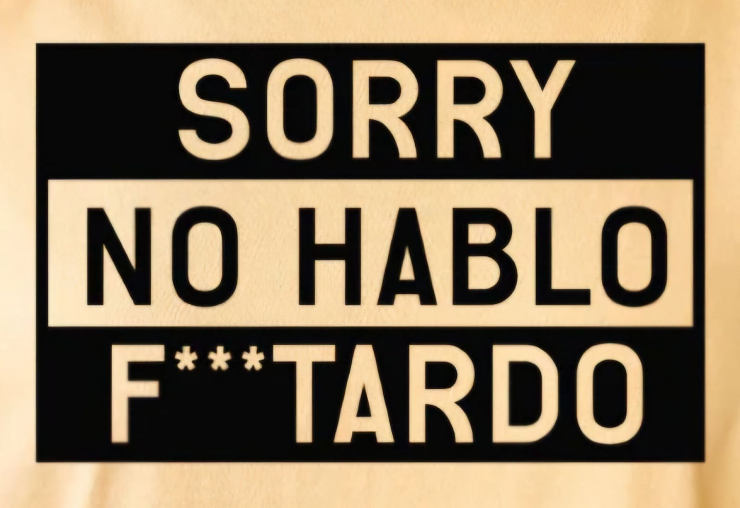 No Hablo