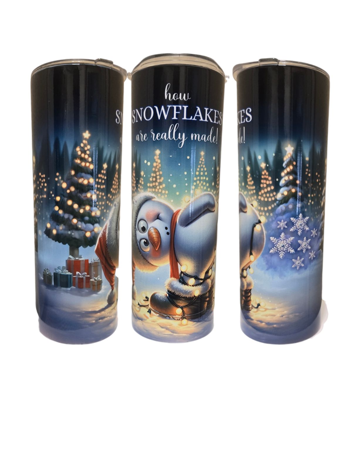 How Snowflakes are Made Tumbler (Ready to Ship)