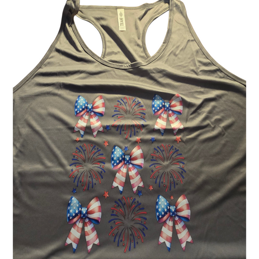 USA Bows and Fireworks
