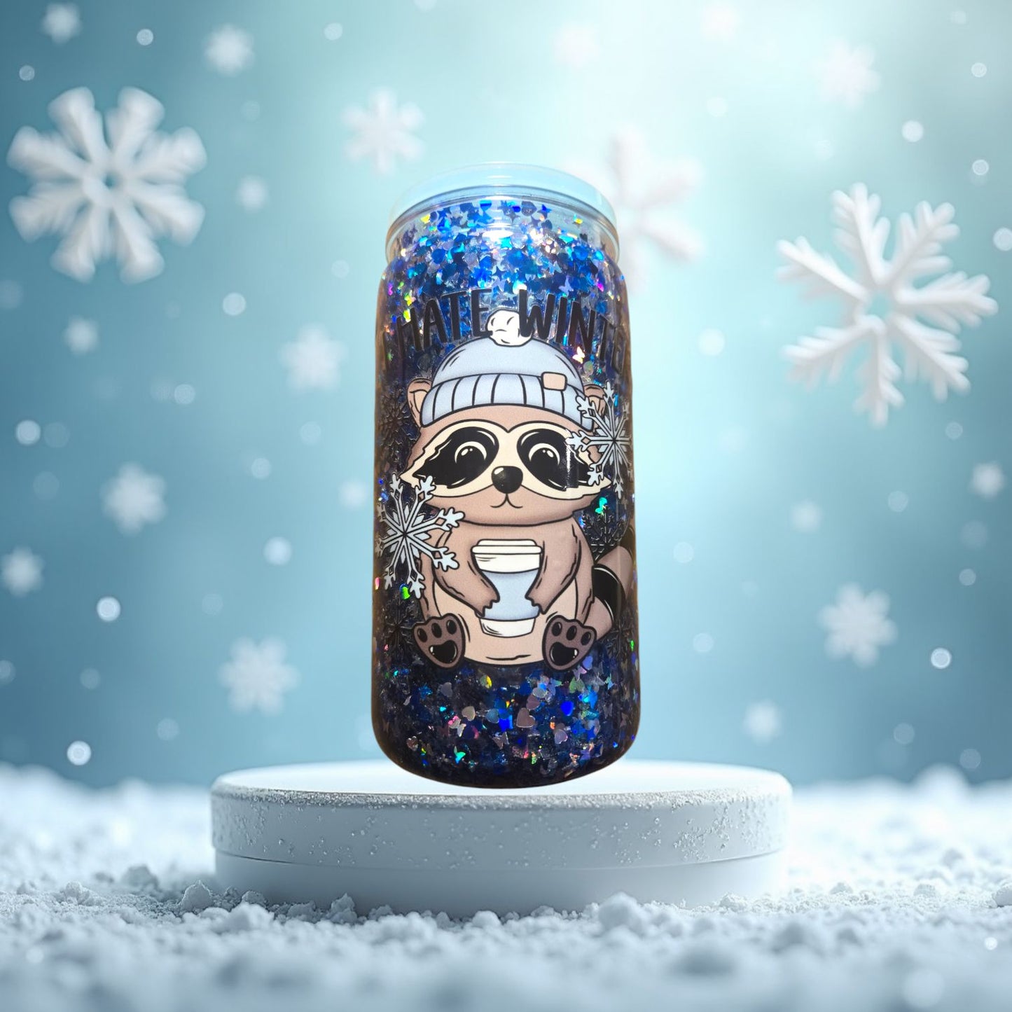 I Hate Winter 16 oz Acrylic Tumbler - Ready to Ship