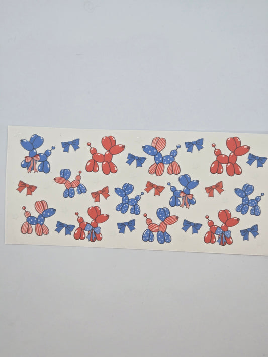 Patriotic Balloon Dogs