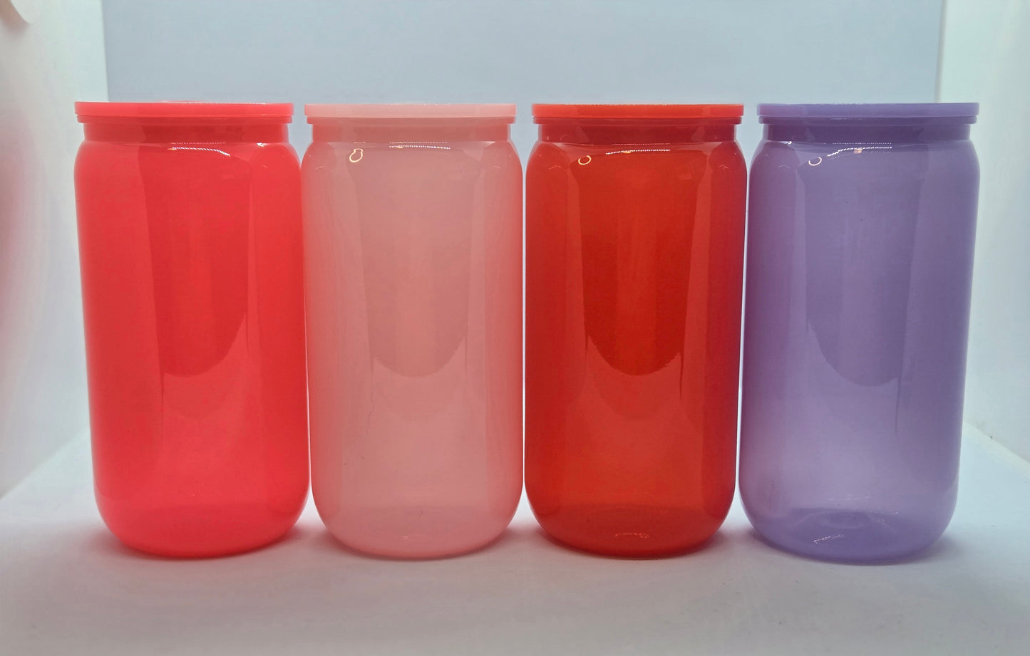 16 oz Plastic Can Tumbler