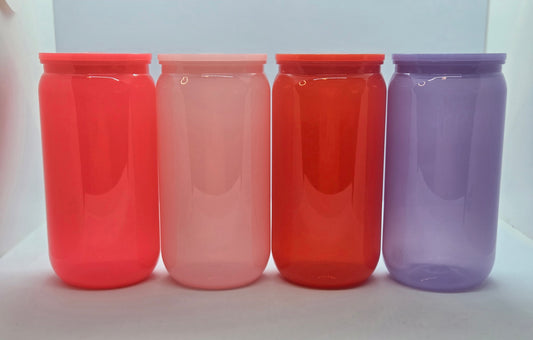 16 oz Plastic Can Tumbler