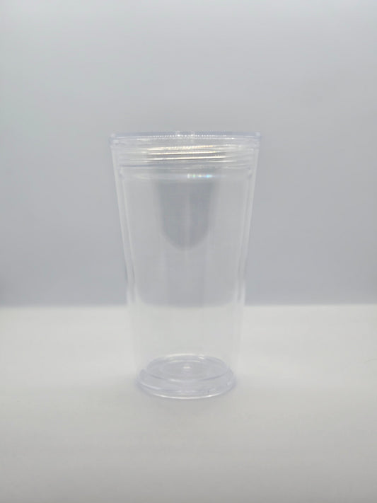 16 oz Acrylic Tapered Snowglobe