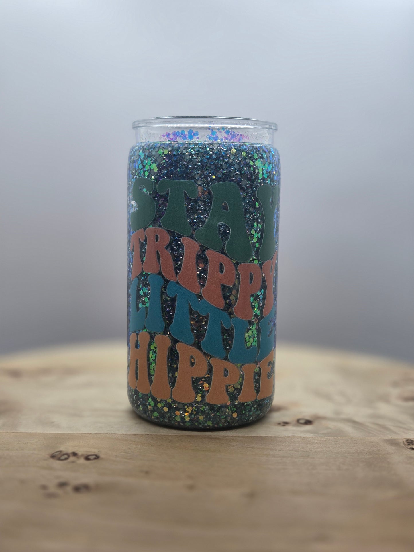 16 oz Acrylic Tumbler Stay Trippy Little Hippy - Ready to Ship
