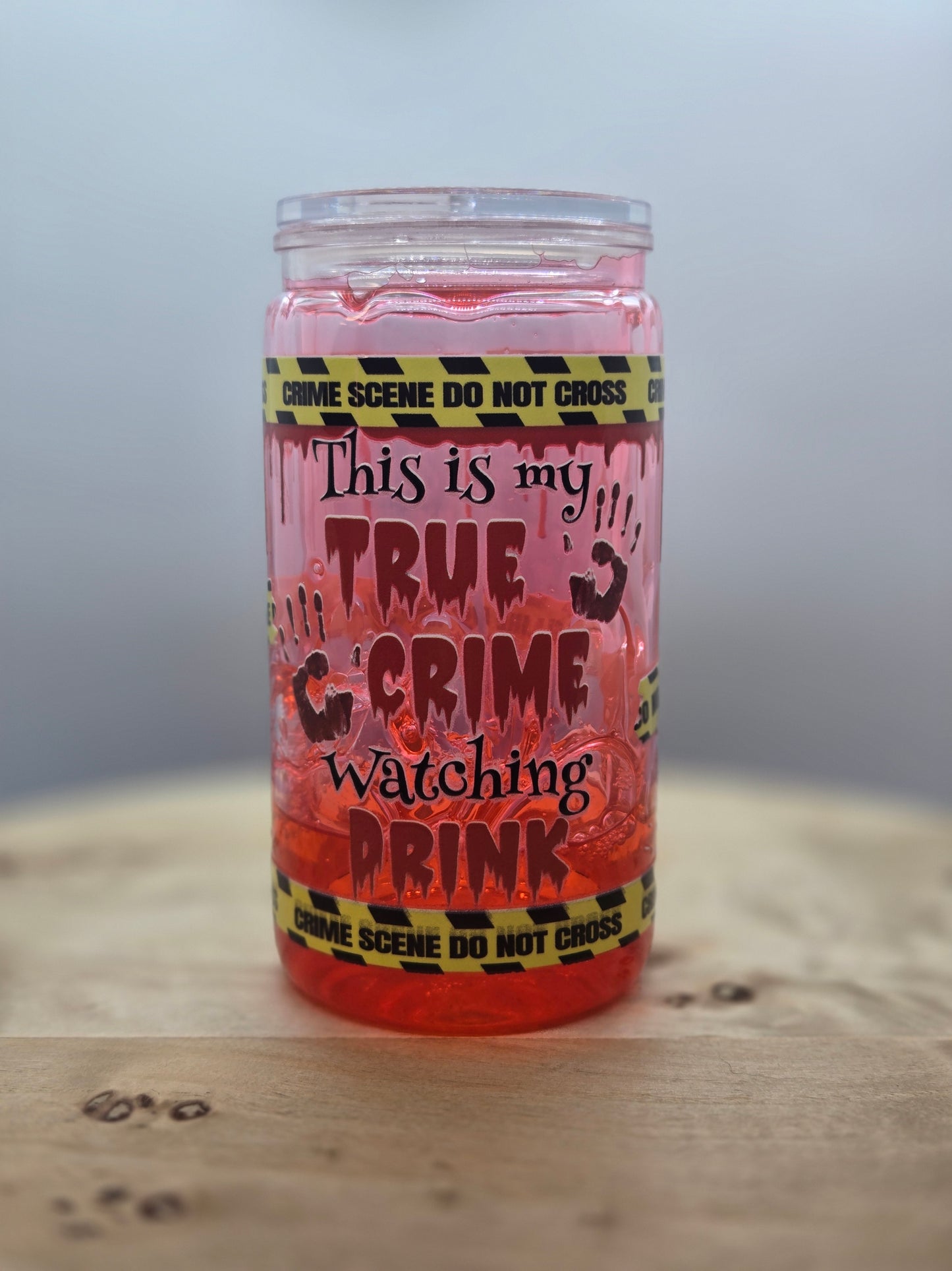 16 oz Acrylic Tumbler True Crime - Ready to Ship