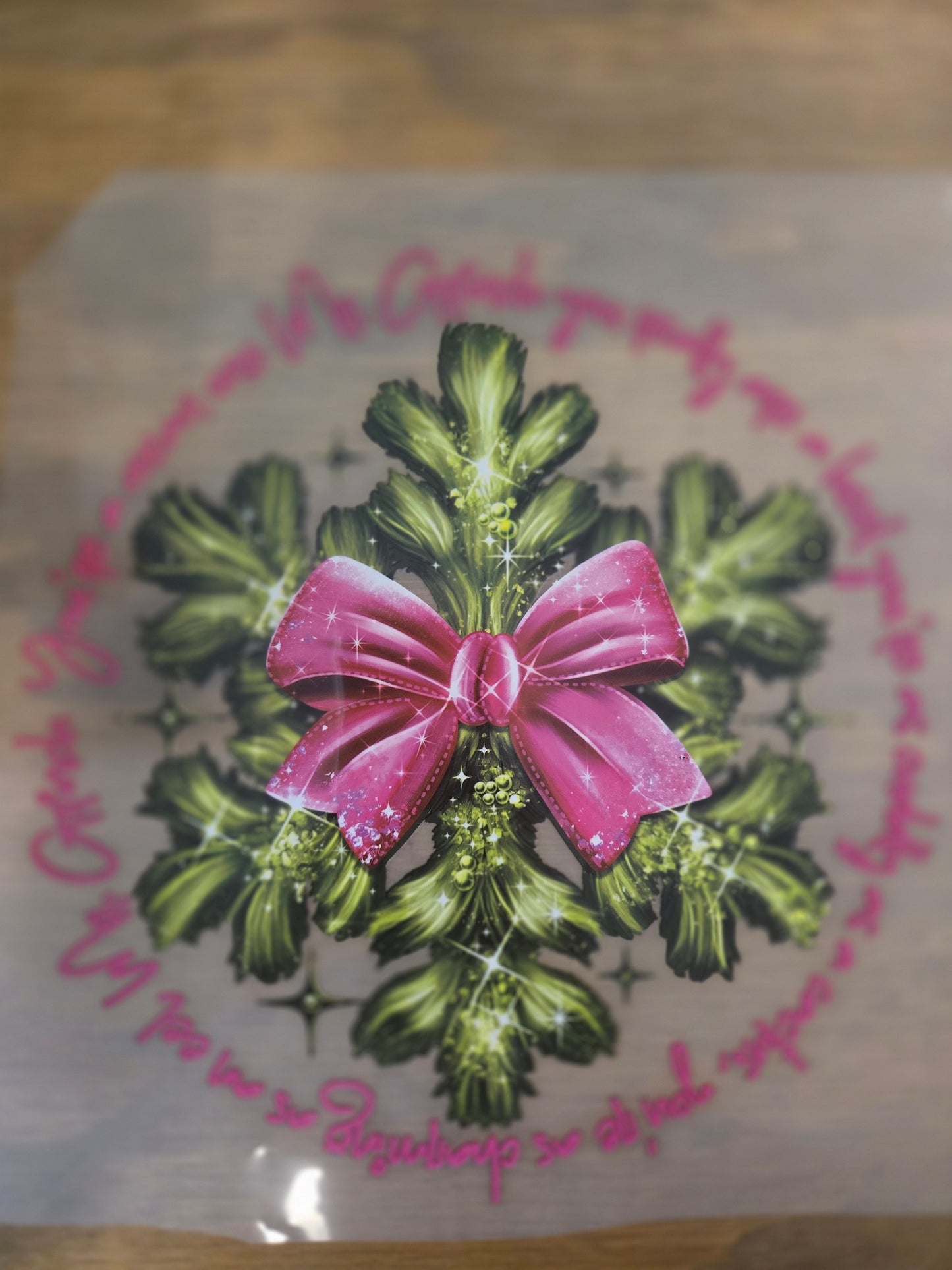 G Wreath and Bow