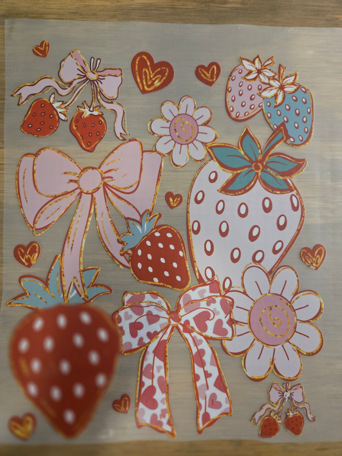 Strawberries and Bows