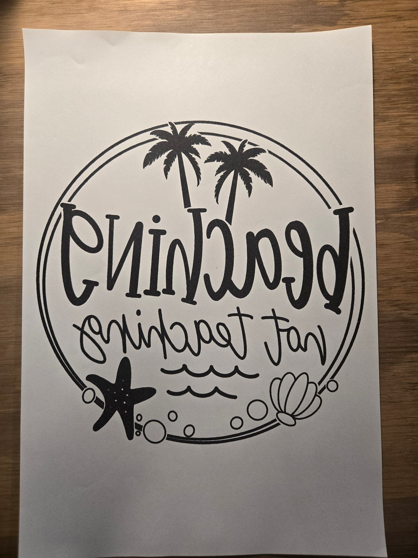 Beaching not Teaching