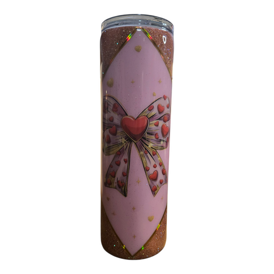 Custom 30 oz Bow Stainless Steel Tumbler