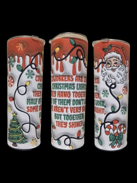 Christmas Co-workers Tumbler (Ready to Ship)