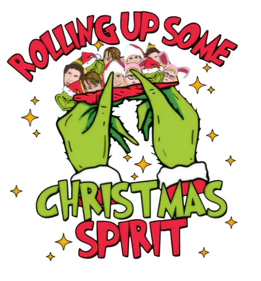 Rolling up Christmas Spirit
