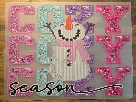 Snowman Cozy Season