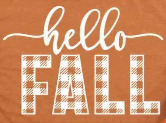 Hello Fall Checkered