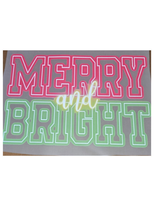 Merry & Bright (Pink & Green)