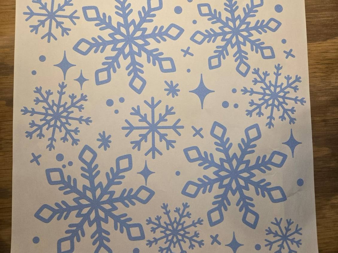 Blue Snowflakes